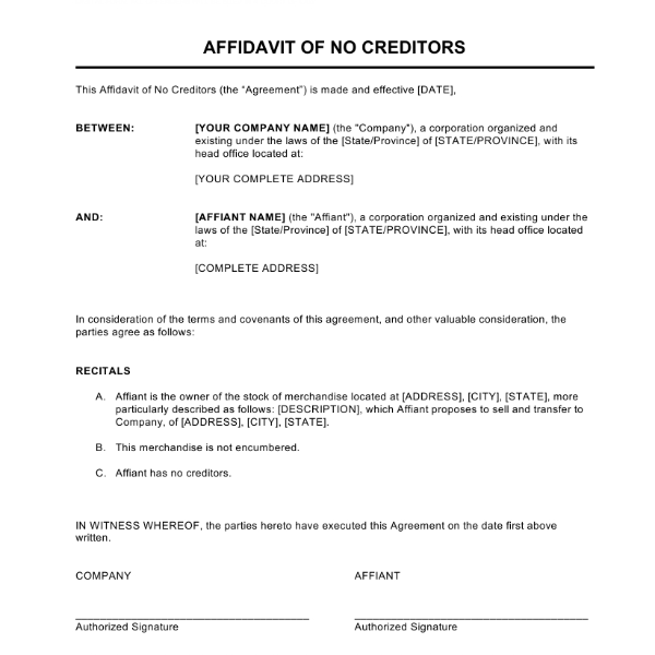 Affiliate Agreement