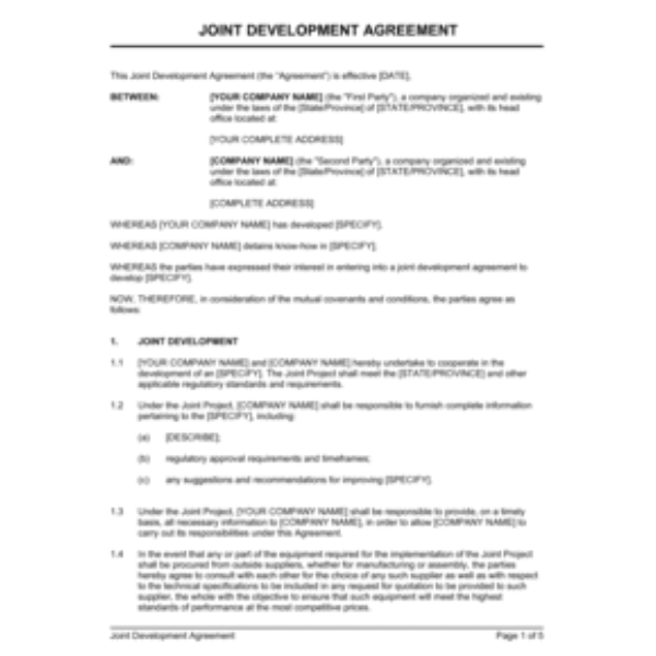 Affiliate Agreement