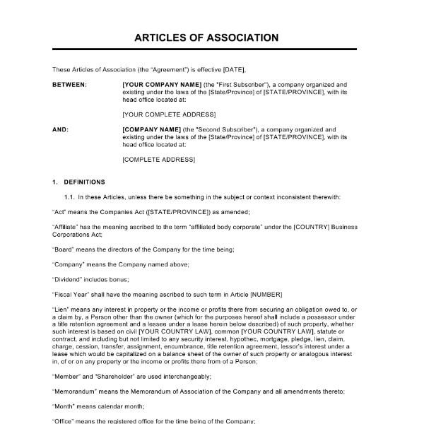 Affiliate Agreement