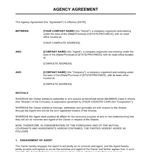 Affiliate Agreement