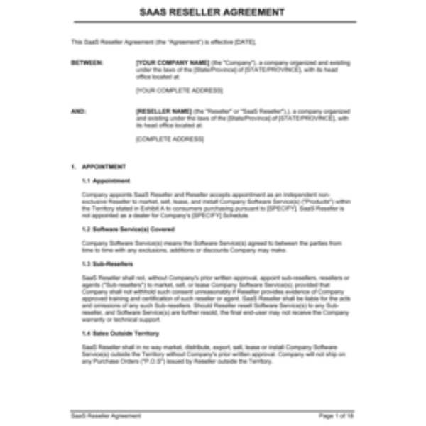 Affiliate Agreement