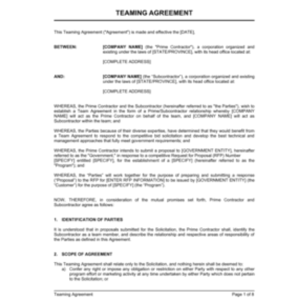 Affiliate Agreement