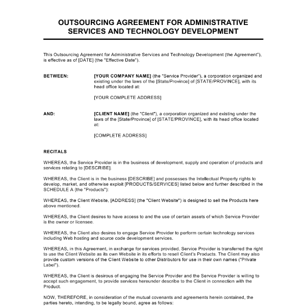 Affiliate Agreement